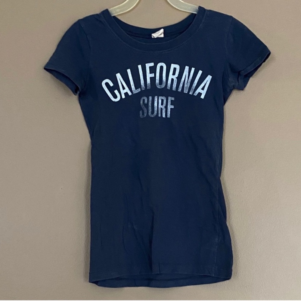 Navy Blue Hollister T Shirt